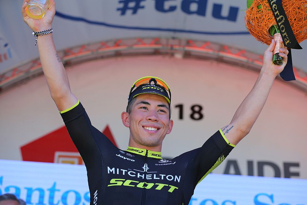 Stage 2 winner Caleb Ewan (Mitchelton-Scott)