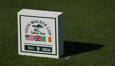 The Walker Cup tee marker