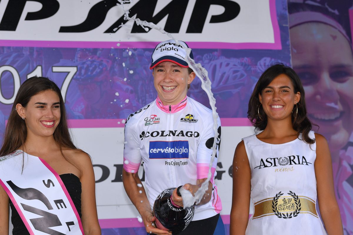 Best young rider Cecile Uttrup Ludwig (Cervelo Bigla)