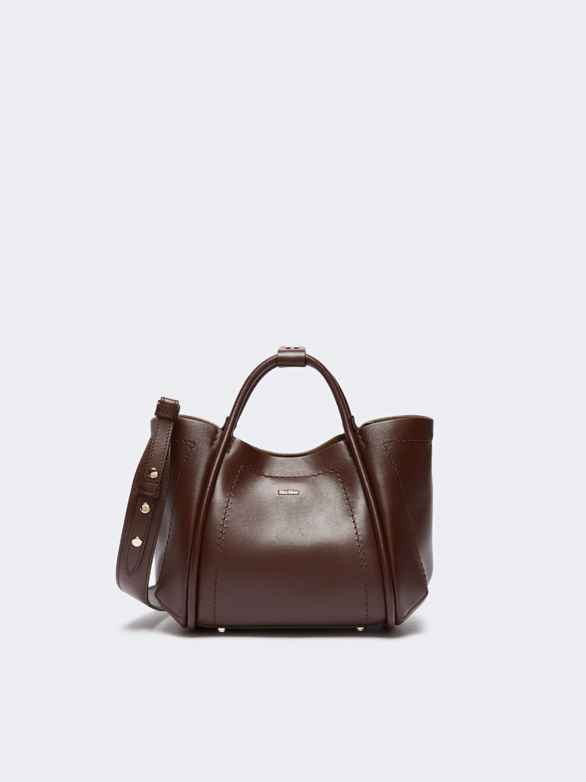 Extra-Small Leather Marine Bag - Brown