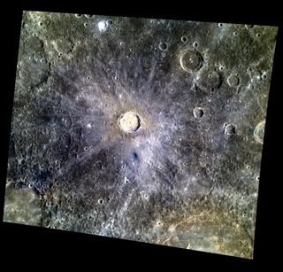 Tansen Crater on Mercury