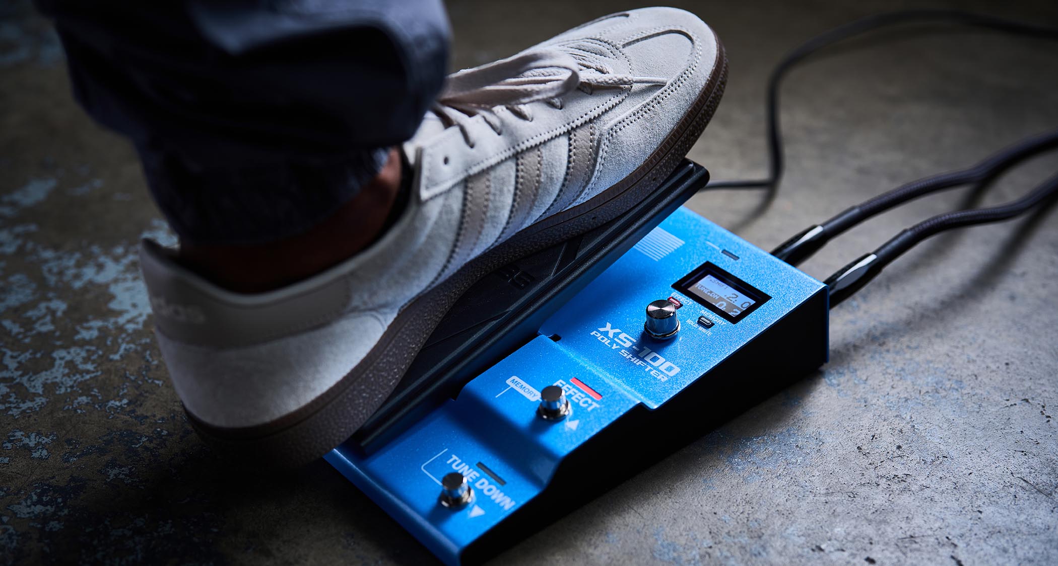 Boss XS-100 Poly Shifter: the treadle equipped pitch-shifter is a feature-packed solution for expressive control of up to four-octaves in either direction.