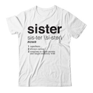 sister t-shirt worn as seen on Sarah Ferguson