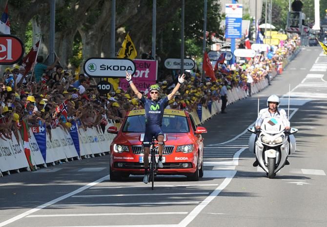 Rui Costa (Movistar) triumphs in stage 16