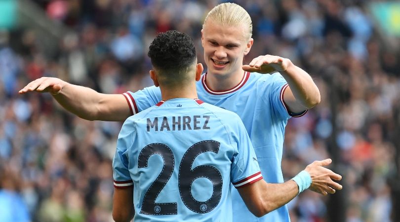 Hat-trick de Riyad Mahrez em Wembley leva o Manchester City à final da Copa da Inglaterra