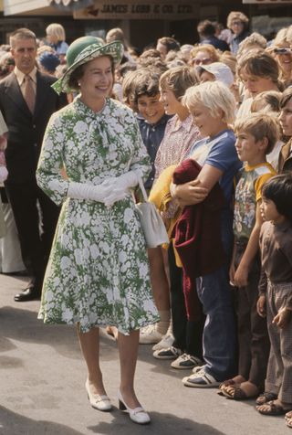 queen elizabeth best fashion 1977