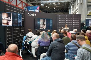 Adobe stage at the photography and video show