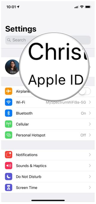 iOS 12 Settings iCloud