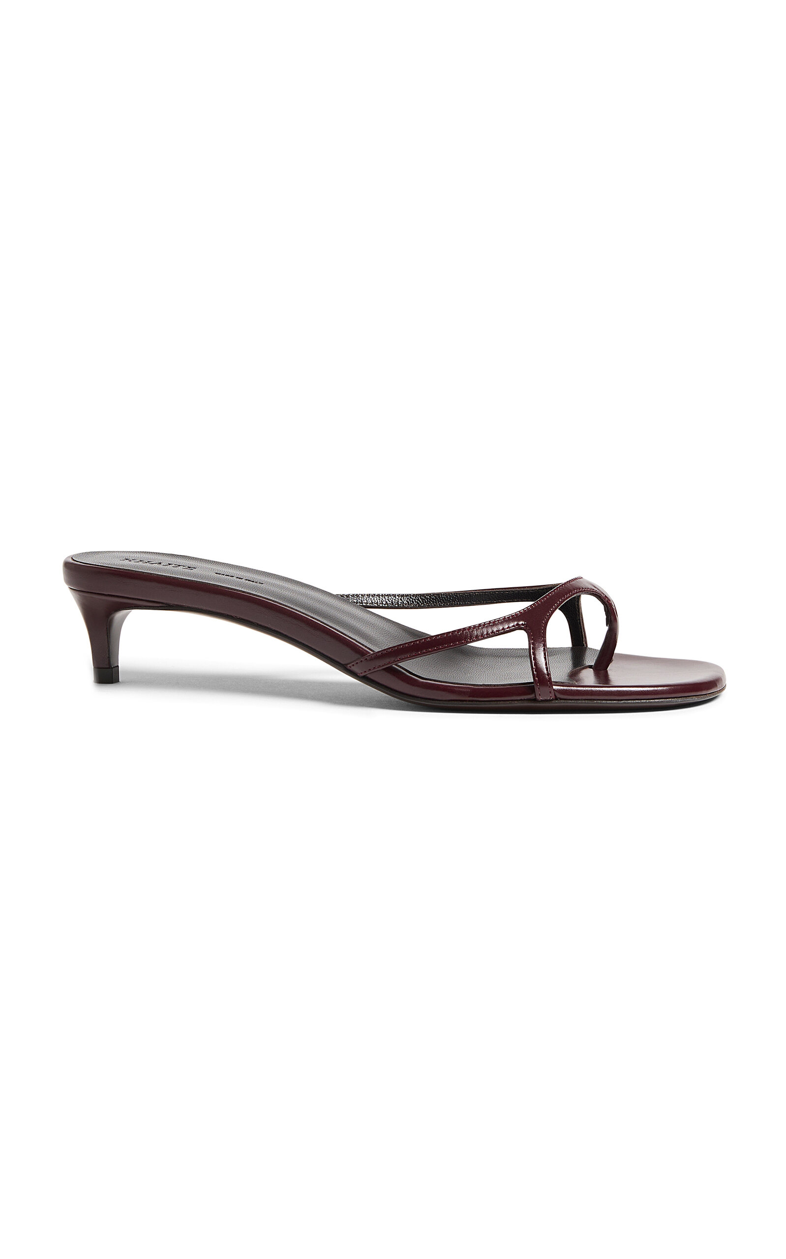 Mila Leather Heeled Sandal
