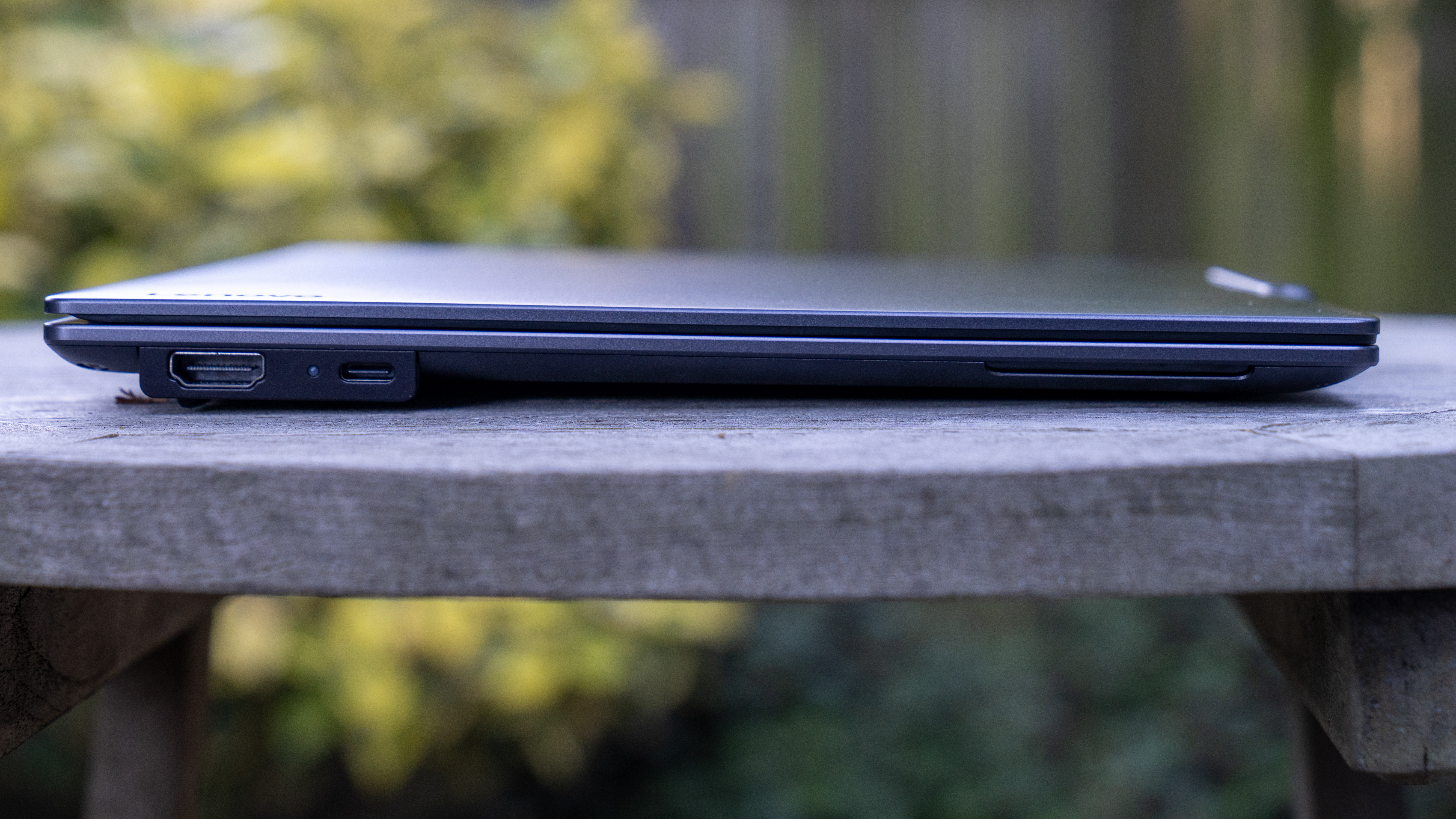 Lenovo ThinkPad X9 14 Aura Edition review unit on a desk