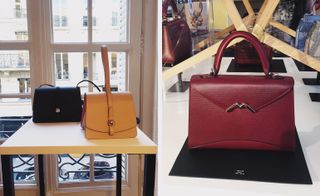 the use of an angle stitch, to the new Gabrielle bag