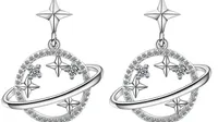 Amazon, Niu Cat Planet Earrings (£14.99)