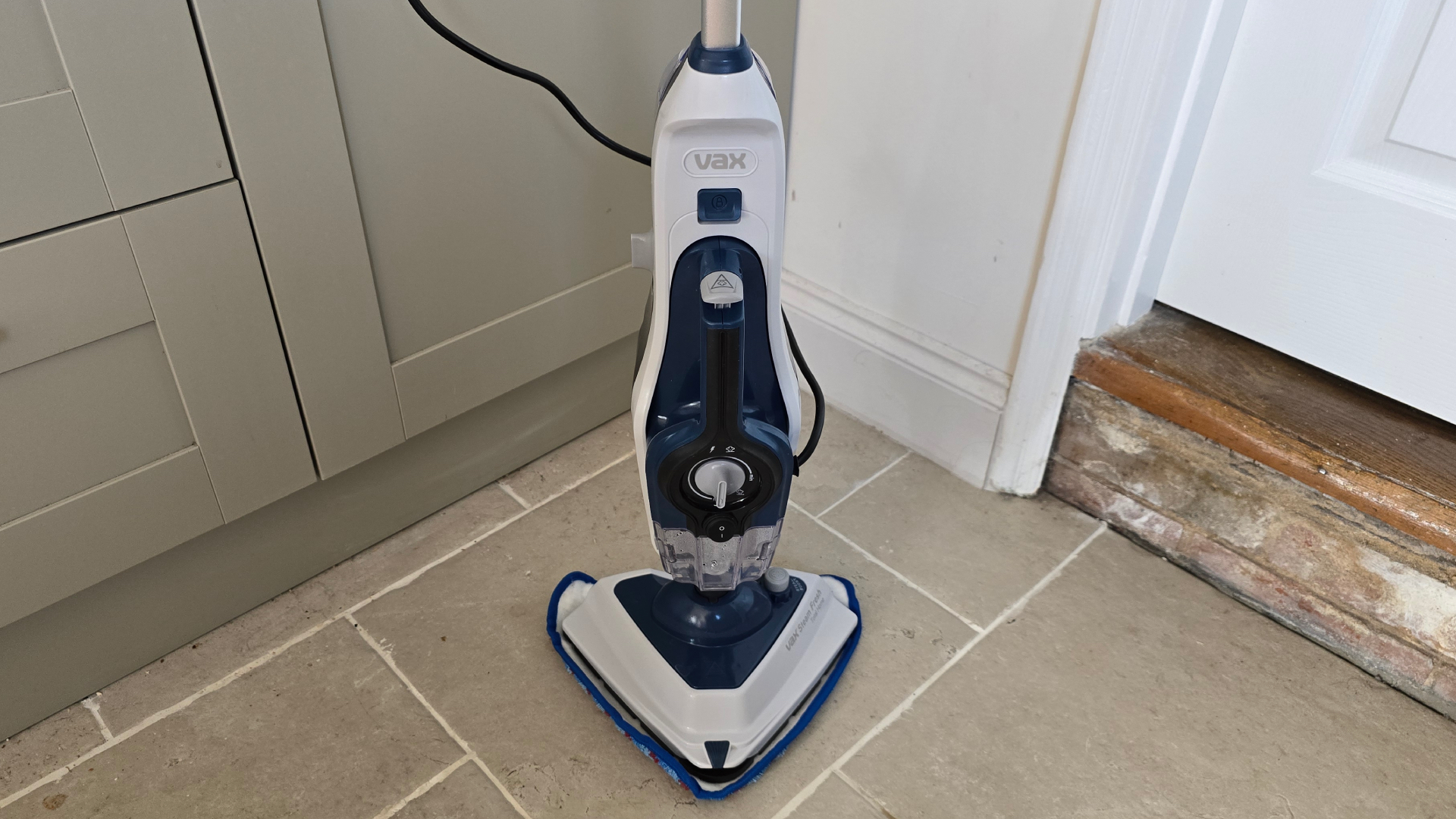 Vax Steam Fresh Total Home on kitchen floor tiles
