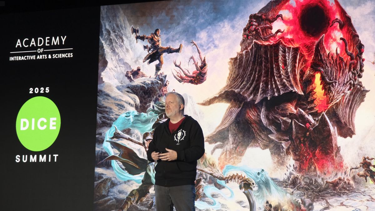 Rod Fergusson speaking about Diablo 4 at DICE 2025