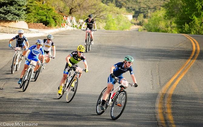 Spenser Paxson (Kona) riding to a fourth place finish