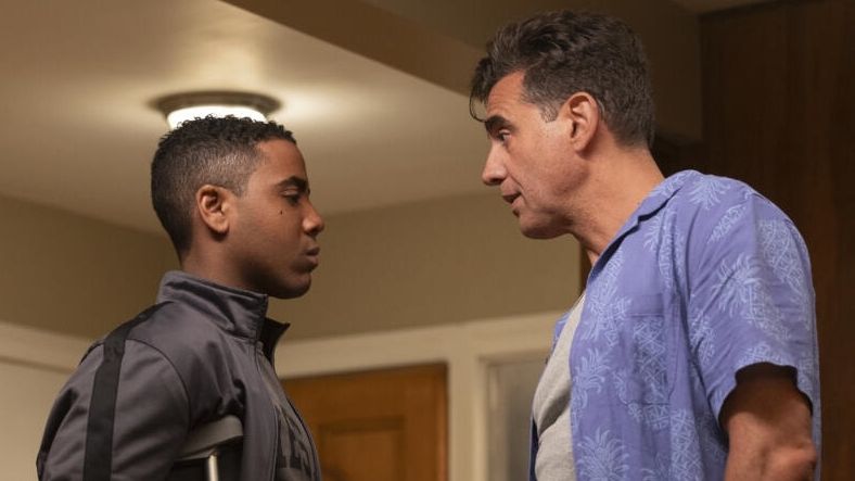 Jharrel Jerome and Bobby Cannavale in Unstoppable