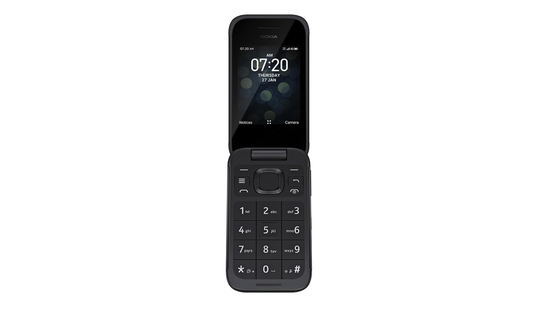 Product shot of Nokia 2780 flip phone