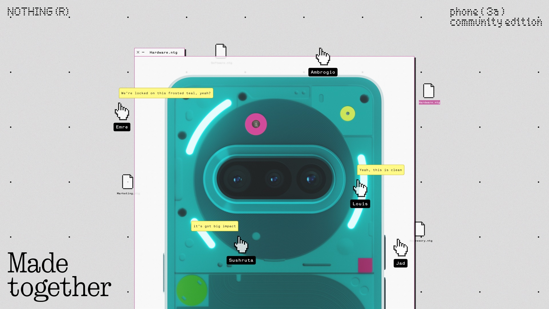 Nothing&#039;s Phone 3a Community Edition.