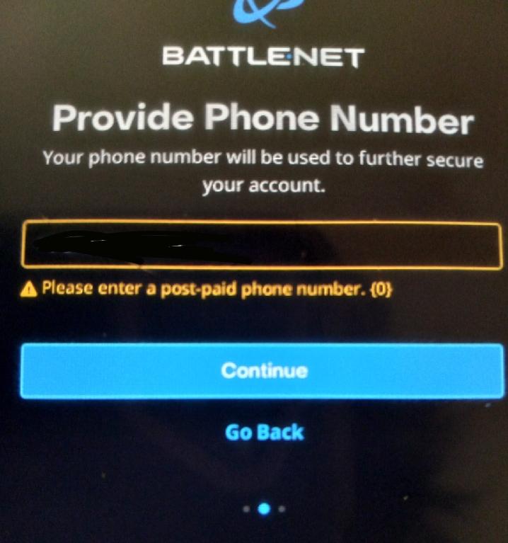 Overwatch 2 SMS Protect screen