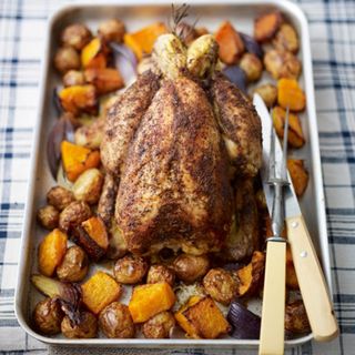 Middle Eastern Roast Chicken with Sumac Lemon and Rosemary