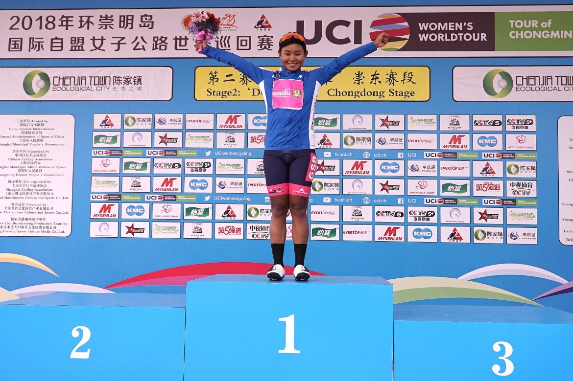 Jutatip Maneephan leads the best Asian rider classification