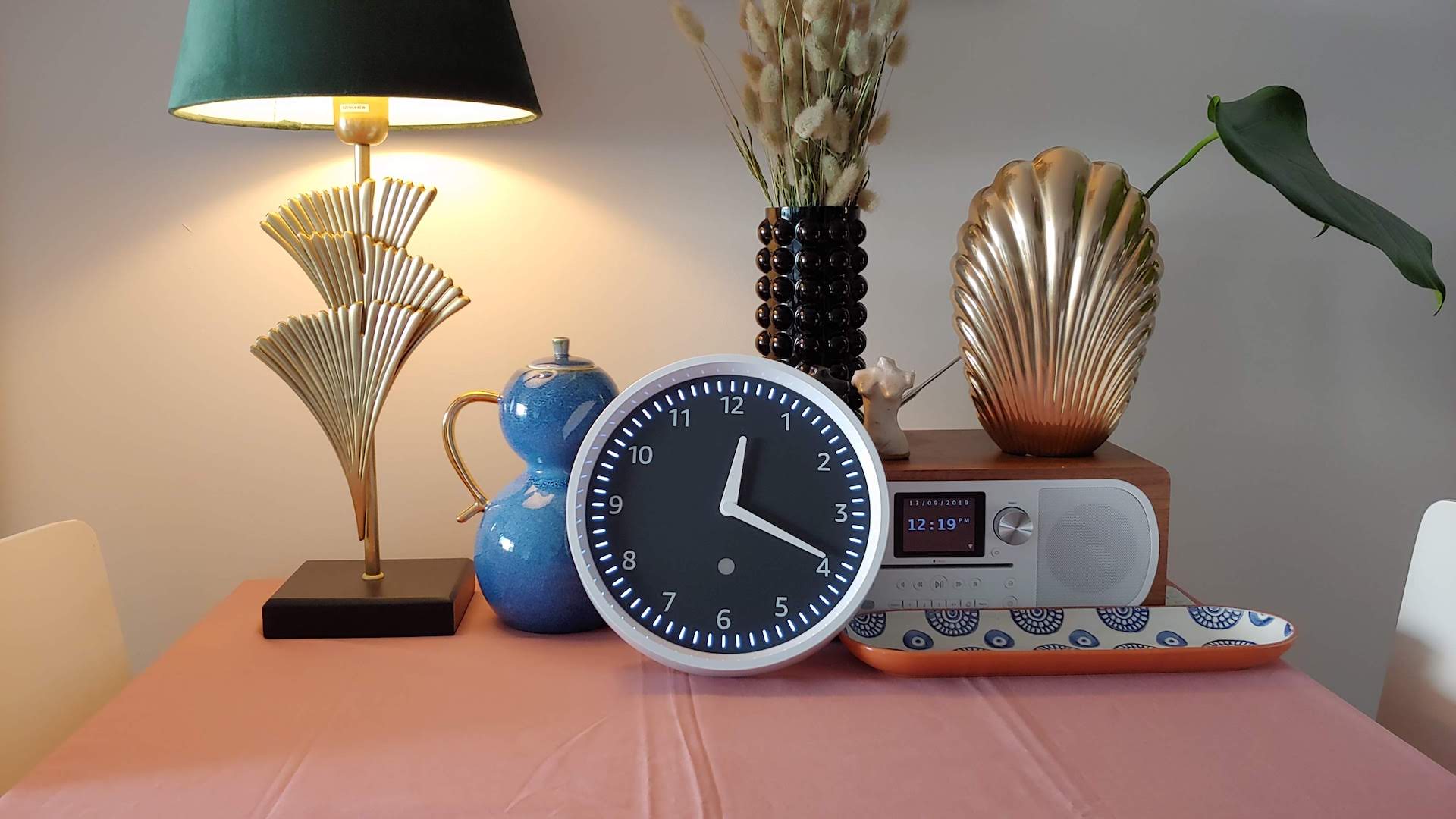 echo wall clock setup