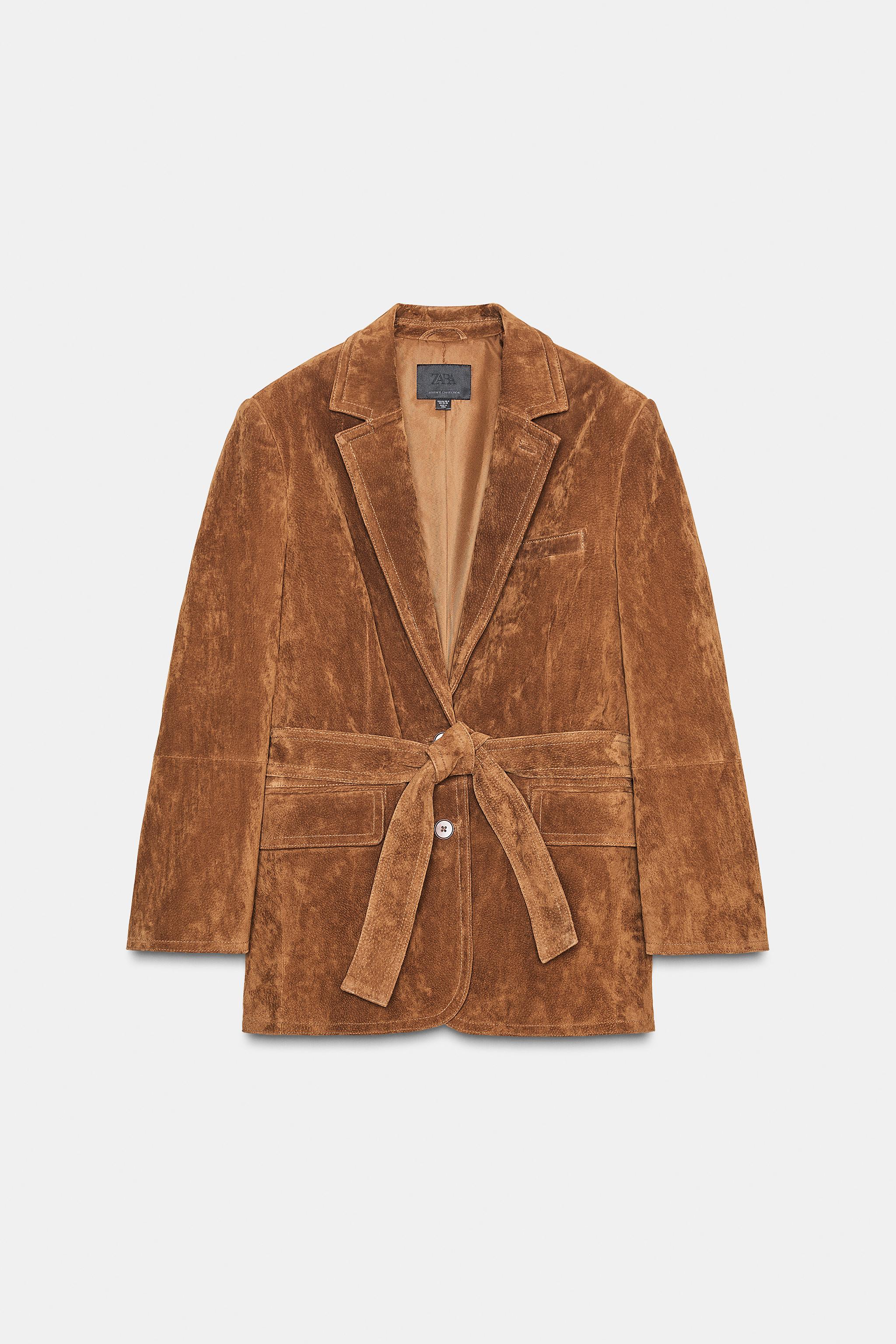 100% Suede Leather Blazer