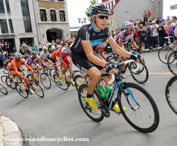 Edvald Boasson Hagen (Team Sky) on the climb