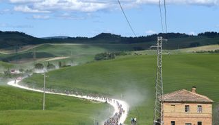 The gravel roads of Tuscany offered thrilling racing on stage 11 of the Giro