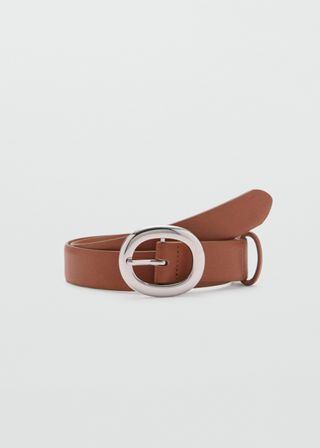 Rounded Buckle Belt - Women | Mango Usa