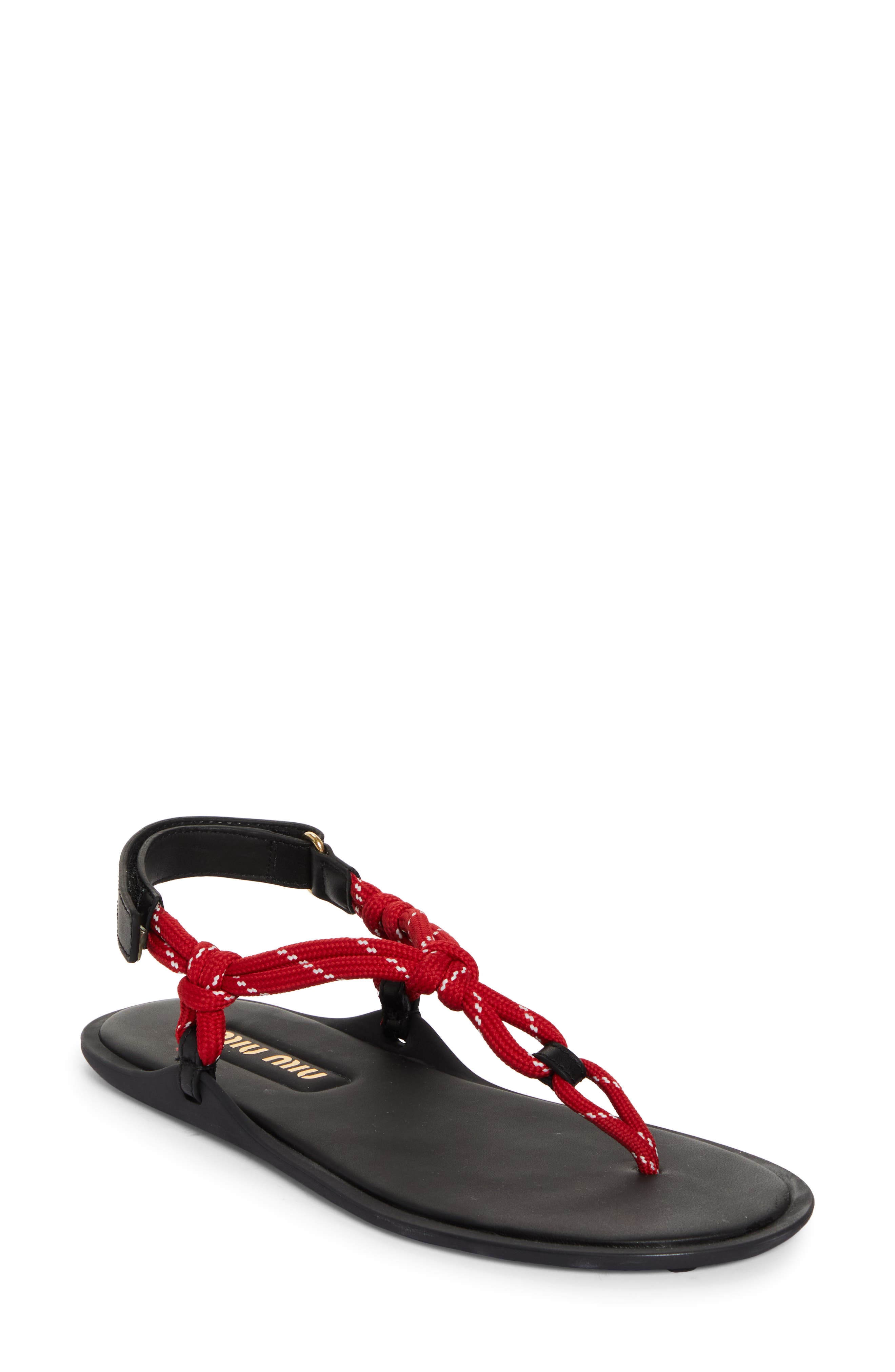 Riviere Cord & Leather Sandal