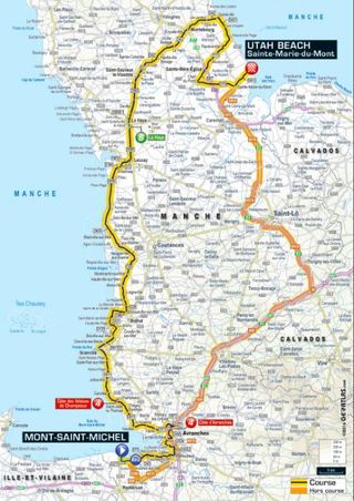 Tour De France 2016 Stage 1 Map