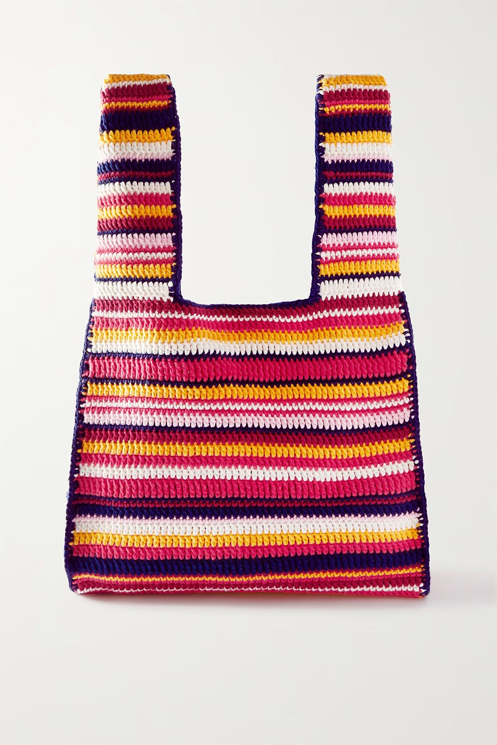 ALANUI Beach Break Crocheted Cotton Tote - beach bags