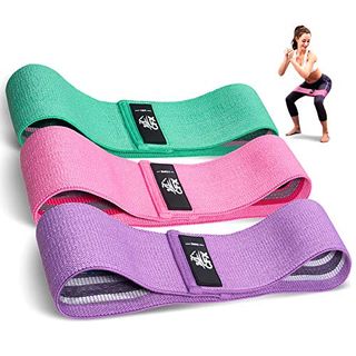 Cfx Resistance Bands 3 Sets, Premium Exercise Bands With Non-Slip Design for Hips & Glutes, 3 Resistance Level Workout Booty Bands for Women and Men,home Training,fitness,yoga