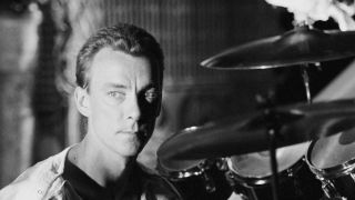 Neil Peart in April 1984