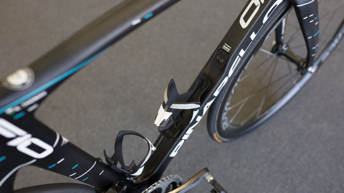 The concave downtube