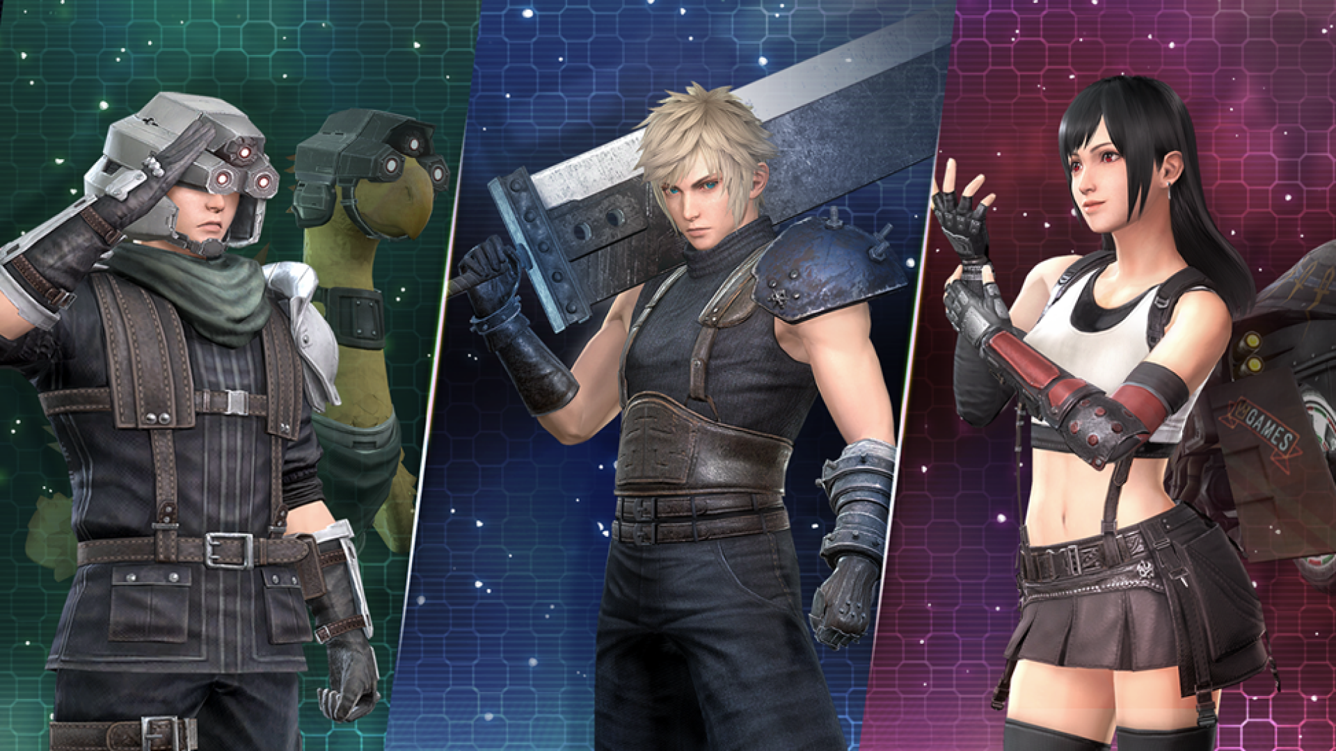 A Shinra Trooper, Cloud and Tifa