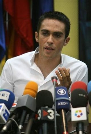 Alberto Contador wants to remain hopeful about defending his Tour de France title