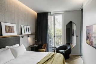 Guestroom at Hotel National des Arts et Métiers, Paris, France