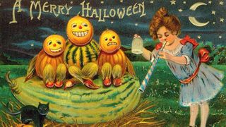 Halloween greetings card from 1910