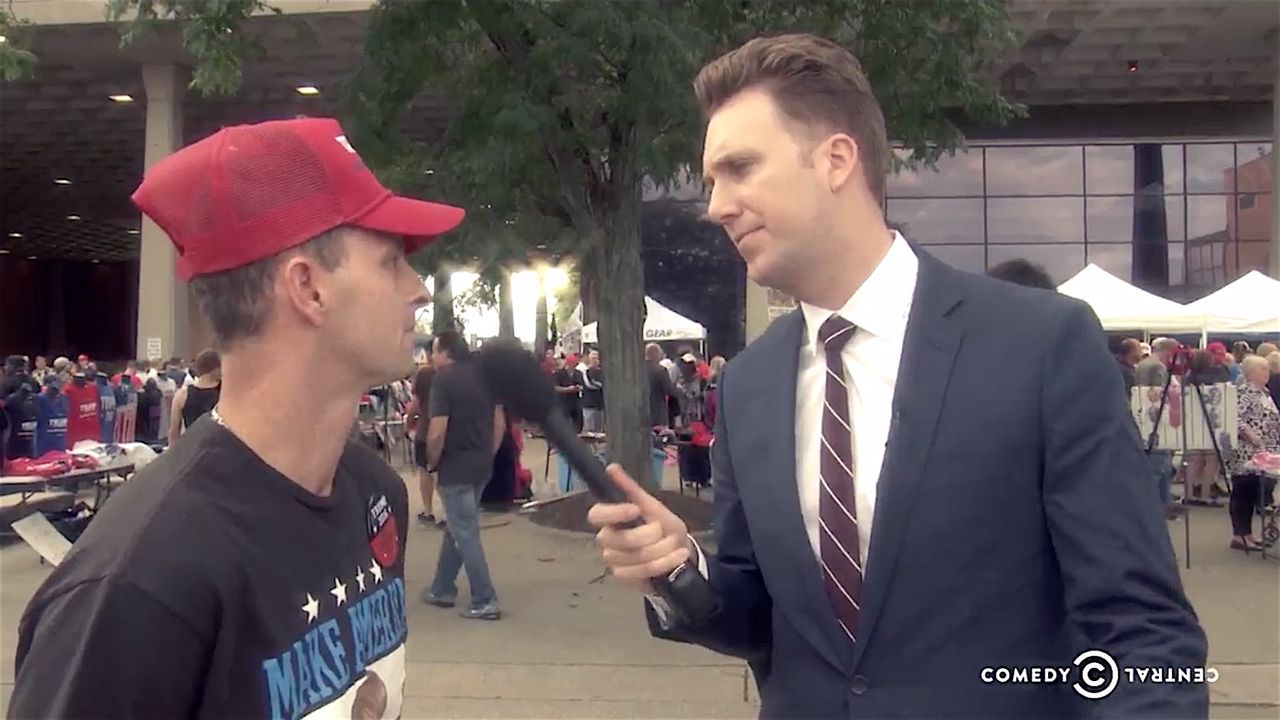 The Daily Show&amp;#039;s Jordan Klepper talks with Donald Trump supporters