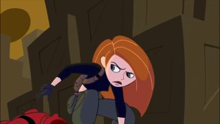 Kim posing in Kim Possible.