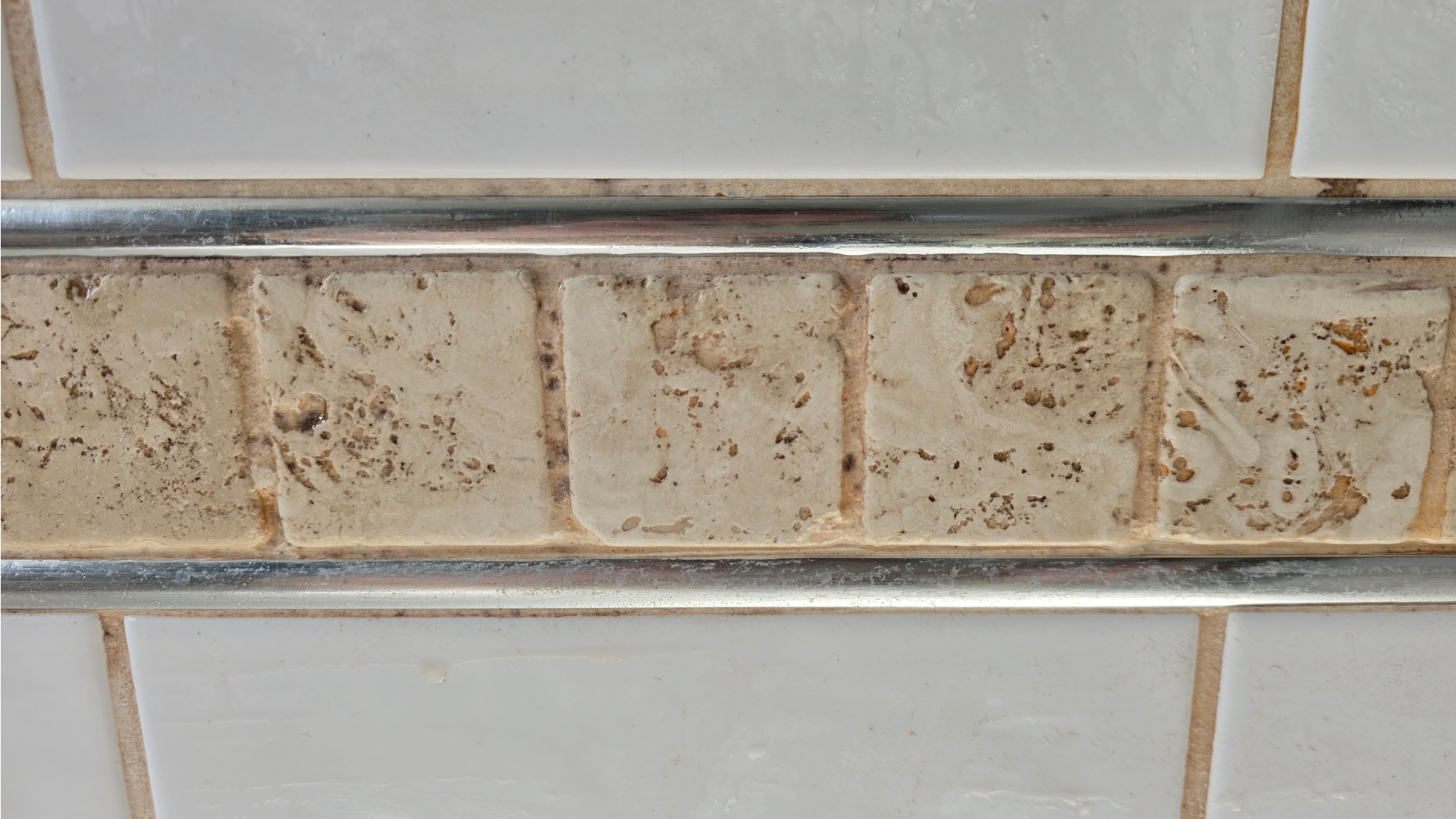 Tile grout after cleaning with Vax Steam Fresh Total Home 