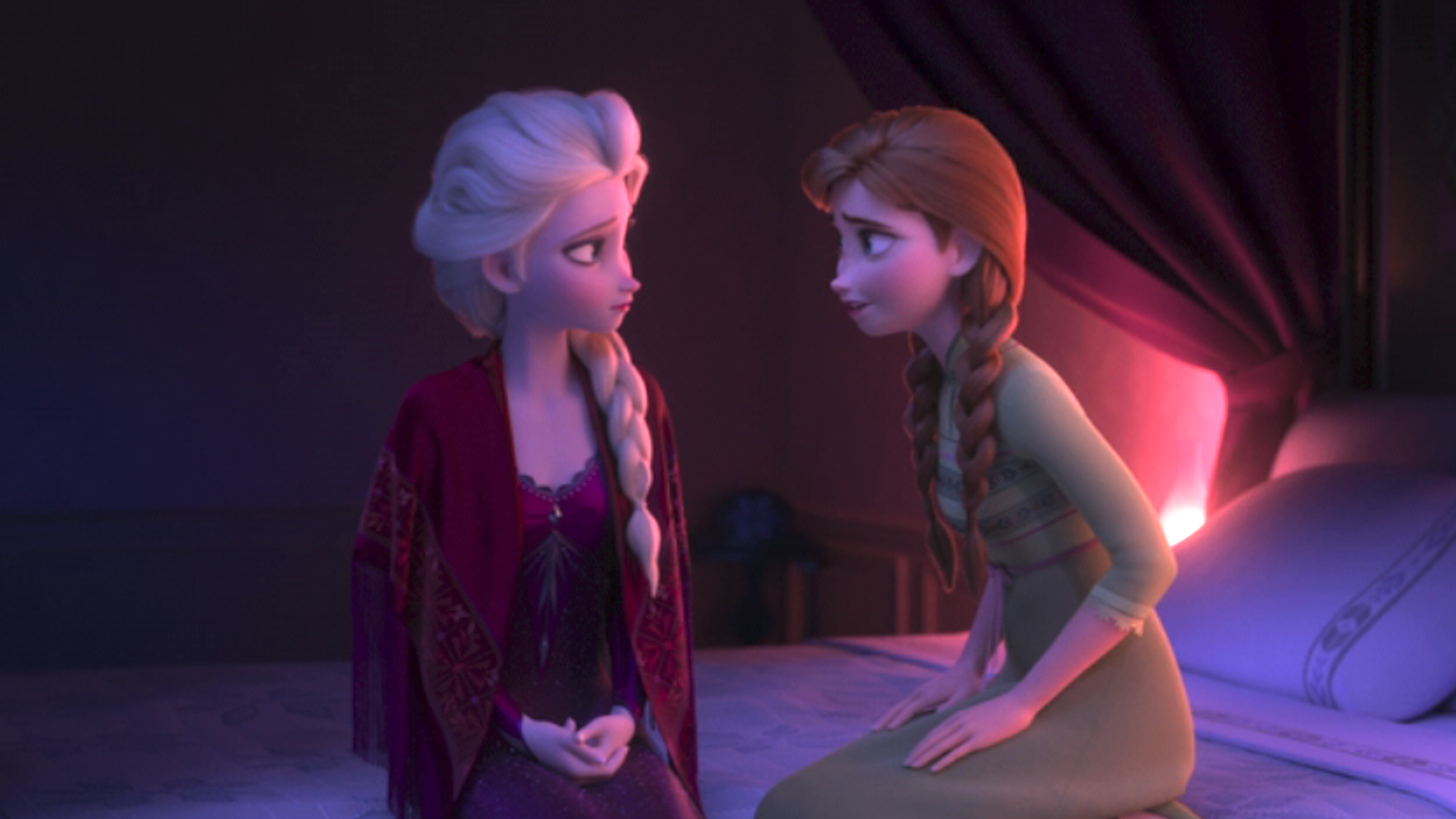 Elsa. and Anna in Frozen 2