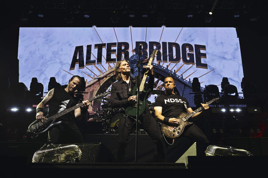 Alter Bridge performs live on stage during the band's concert as part of the Evil Live Festival, at Altice Arena, Lisbon, Portugal, 28 June 2023.