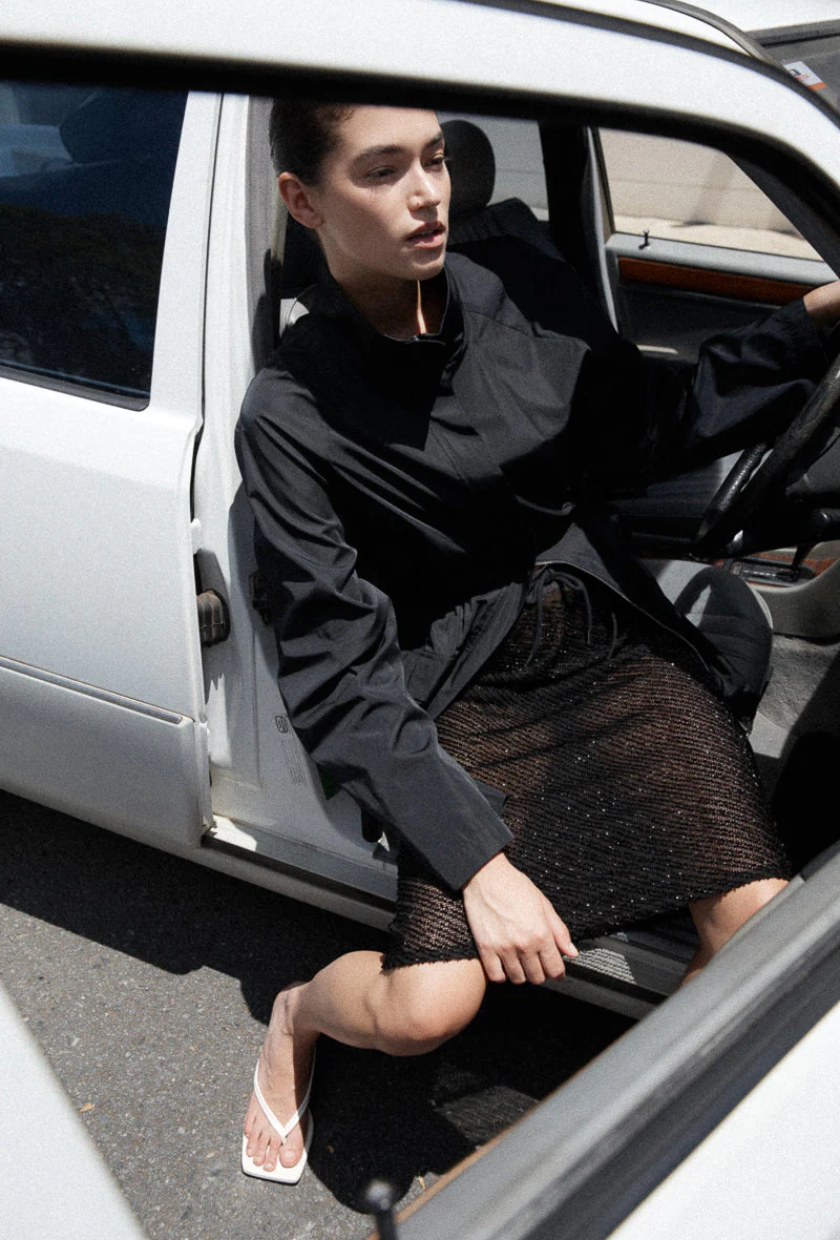 An image of St. Agni's sheer skirt.