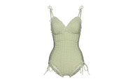 2021 Atlantic Beach vintage style swimsuit
RRP: $74.99/£62.10
A green gingham one-piece swimsuit that's perfect for your next pool outing. 