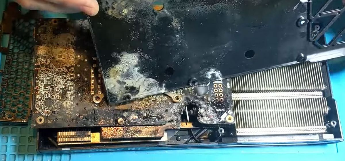 Salvage from a horrifyingly charred RTX 4070