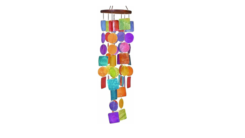 Bellaa rainbow seashell wind chimes