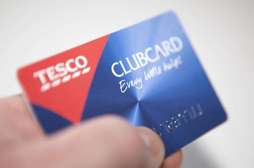 Illustrative image of a Tesco Clubcard.